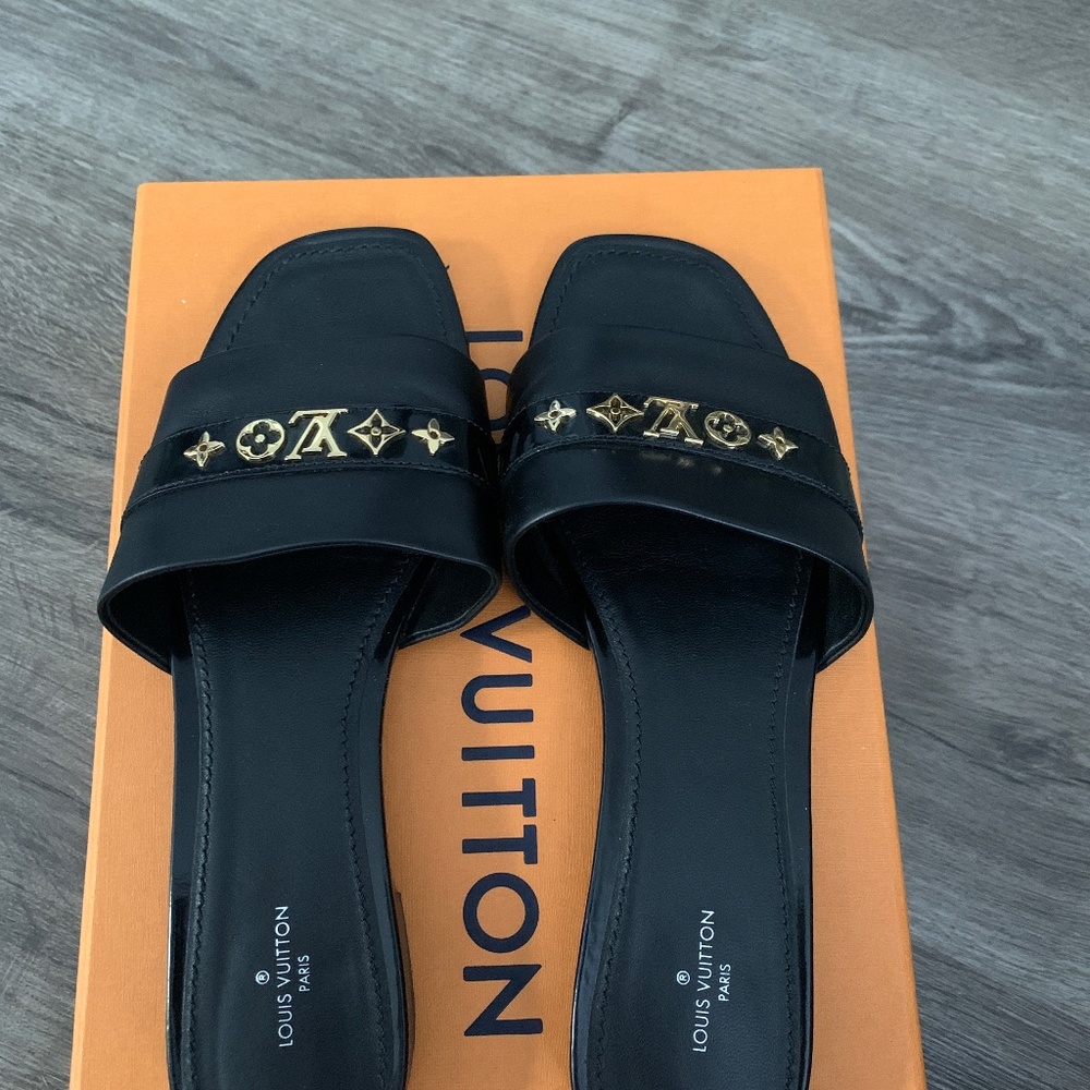 Louis Vuitton slides, US size 9